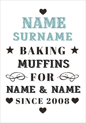 Alpha Betty - Baking Muffins Poster