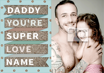To the Stars - Super Dad Poster