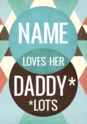 You. Me. Yes - Loves Daddy Lots Poster