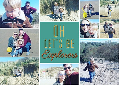 Let's Be Explorers Multi-Photo Poster
