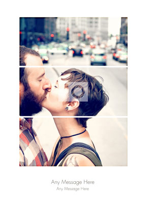 White Border Full Photo Portrait Large Poster