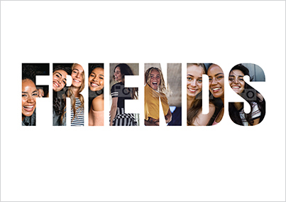 Friends Photo Upload Poster