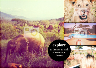 Travel Themed Photo Landscape Large Poster