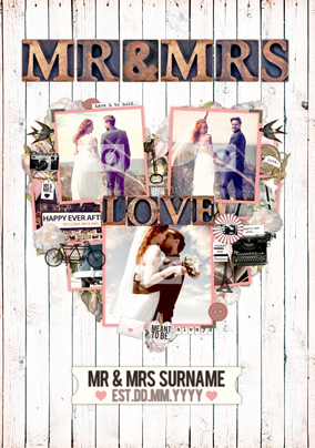 Mr and Mrs Wedding Poster