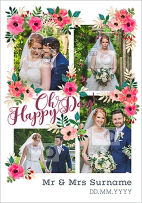 Oh Happy Day Photo Upload Poster