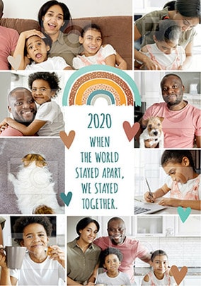 Over the Rainbow Together Multi photo Poster
