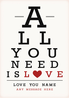 All You Need is Love Large Poster
