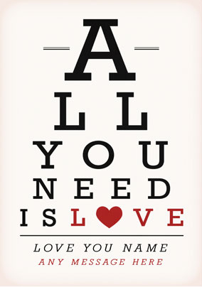 All You Need is Love Small Poster