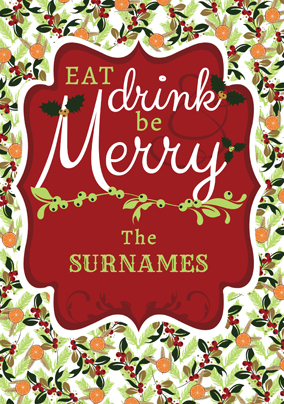 Festive Spice Be Merry Poster
