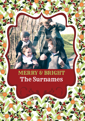 Festive Spice Merry & Bright Poster