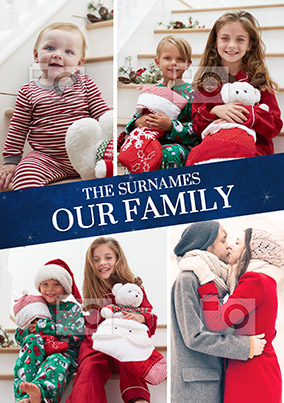 Family Banner Multi Photo Poster
