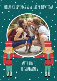 Tap to view Christmas and New Year Nutcracker Photo Card