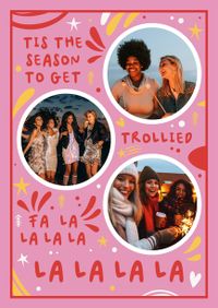 Tap to view Season to get Trollied Photo Christmas Card