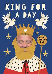 Tap to view King for The Day Father's Day Photo Card