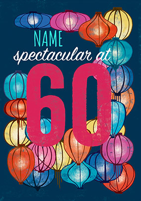 Spectacular At 60 Birthday Card