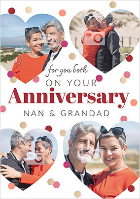 Grandparents on Our Anniversary Photo Card