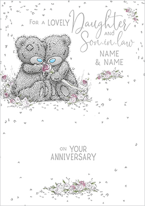 Me To You Daughter And Son-In-Law Anniversary Card