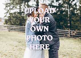 Create Your Own Photo Upload Landscape Anniversary Card