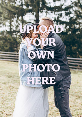 Create Your Own Photo Upload Portrait Anniversary Card