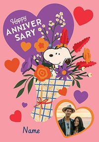 Tap to view Snoopy Happy Anniversary Photo Card