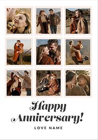 Tap to view Happy Anniversary 9 Photo Card