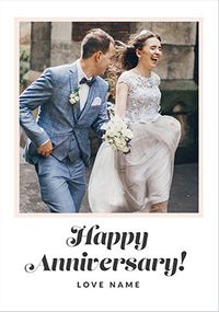 Tap to view Happy Anniversary Photo Upload Card