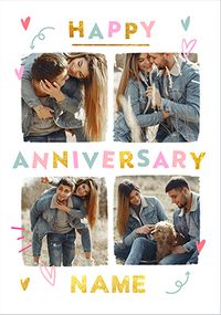 Tap to view Happy Anniversary 4 Photo Card