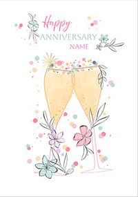 Tap to view Pop Fizz Happy Anniversary Card