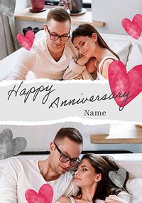 Tap to view Happy Anniversary Torn Page 2 Photo Card