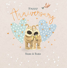 Boofle Happy Anniversary Square Card