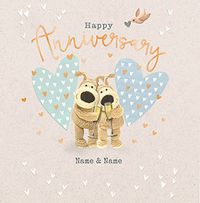 Tap to view Boofle Happy Anniversary Square Card