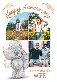 Tap to view Me To you Happy Anniversary Wife 3 Photo Card