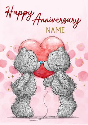 Photo of Me To You Happy Anniversary Heart Balloon Card
