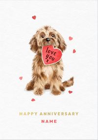 Tap to view Puppy Love Anniversary Card