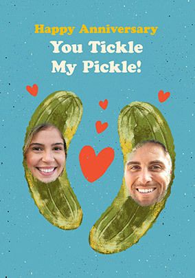 Photo of Tickle My Pickle 2 Photo Anniversary Card
