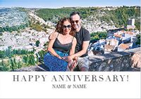 Tap to view Simple Press Landscape Anniversary Card