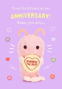 Tap to view Swizzels Love Hearts Shrimply The Best Girlfriend Anniversary Card