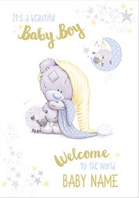 Tap to view Me To You Baby Boy New Baby Card