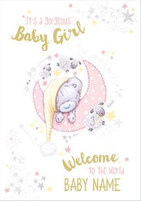 Tap to view Me To You Baby Girl New Baby Card