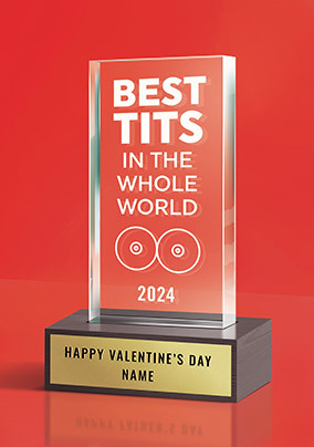 Best Tits Personalised Valentine's Day Card