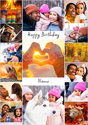 15 Photo Upload Birthday Card