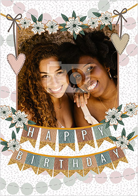 Banners Photo Birthday Card