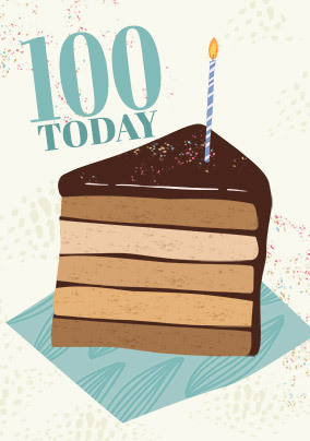 Chocolate Cake 100TH Birthday Cake