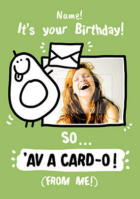 Av A CARD-O Birthday card
