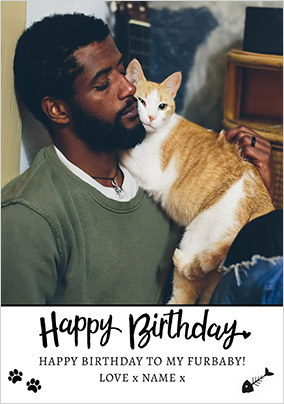 Furbaby Photo Birthday Card