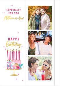 Tap to view Especially for You Mother-in-Law Photo Birthday Card