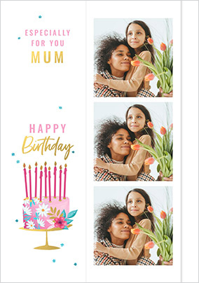 Especially for You Mum Photo Birthday Card