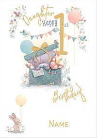 Tap to view Me To You Tiny Tatty Daughter's 1st Birthday Card