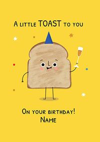 Tap to view Little Toast On Your Birthday Card