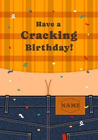 Tap to view Personalised Have a Cracking Birthday Card